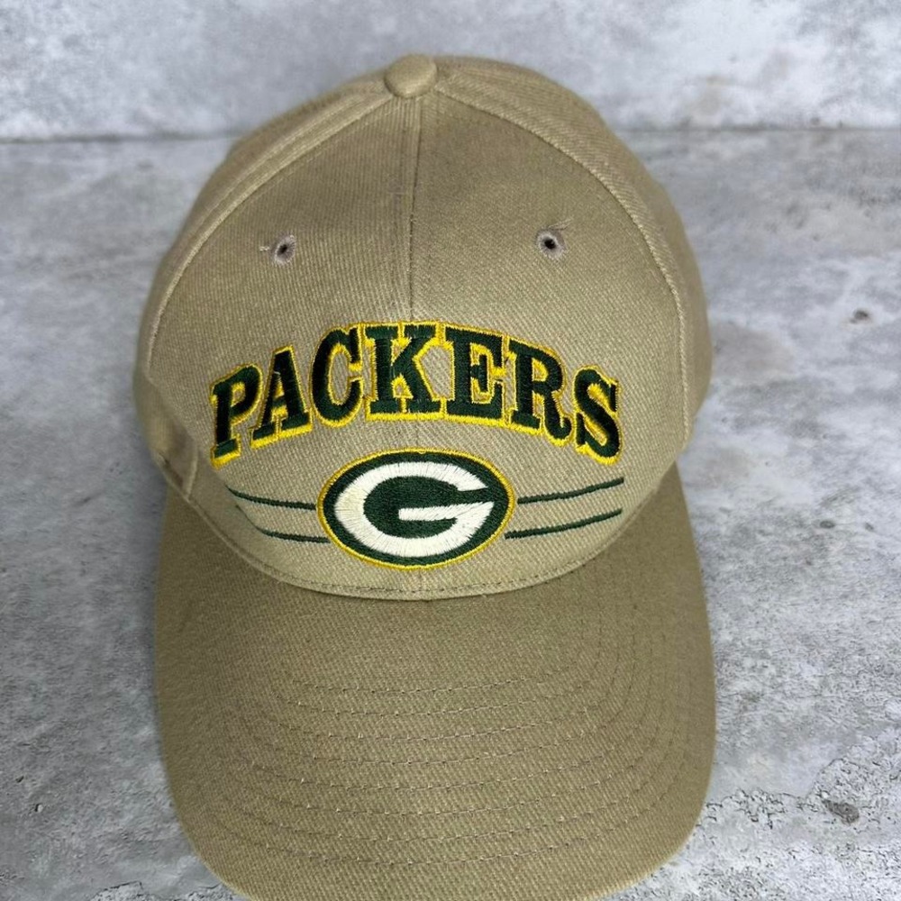 Green Bay Packers Tan Castrol baseball cap #NFL #Packers‎